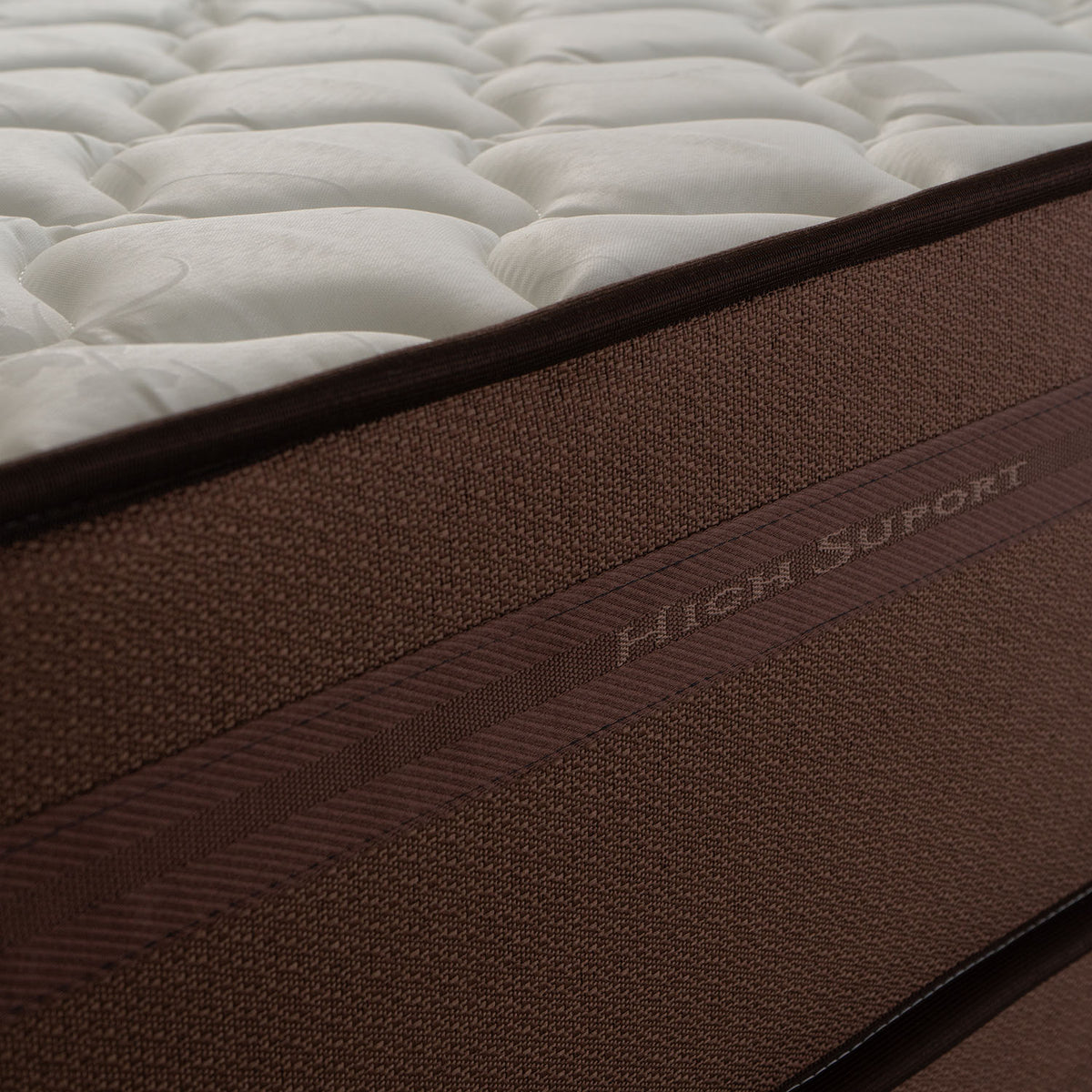 Cama Box Baú Atlanta 138x188 Marrom Espuma D45 King House