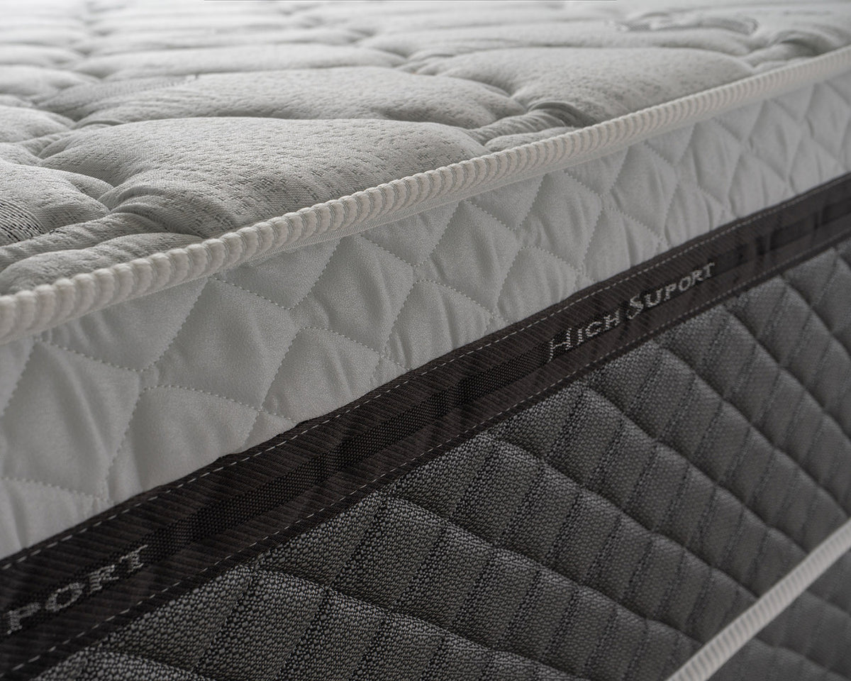 Cama Box Baú Benton 96x203 c/ Molas Ensacadas King House