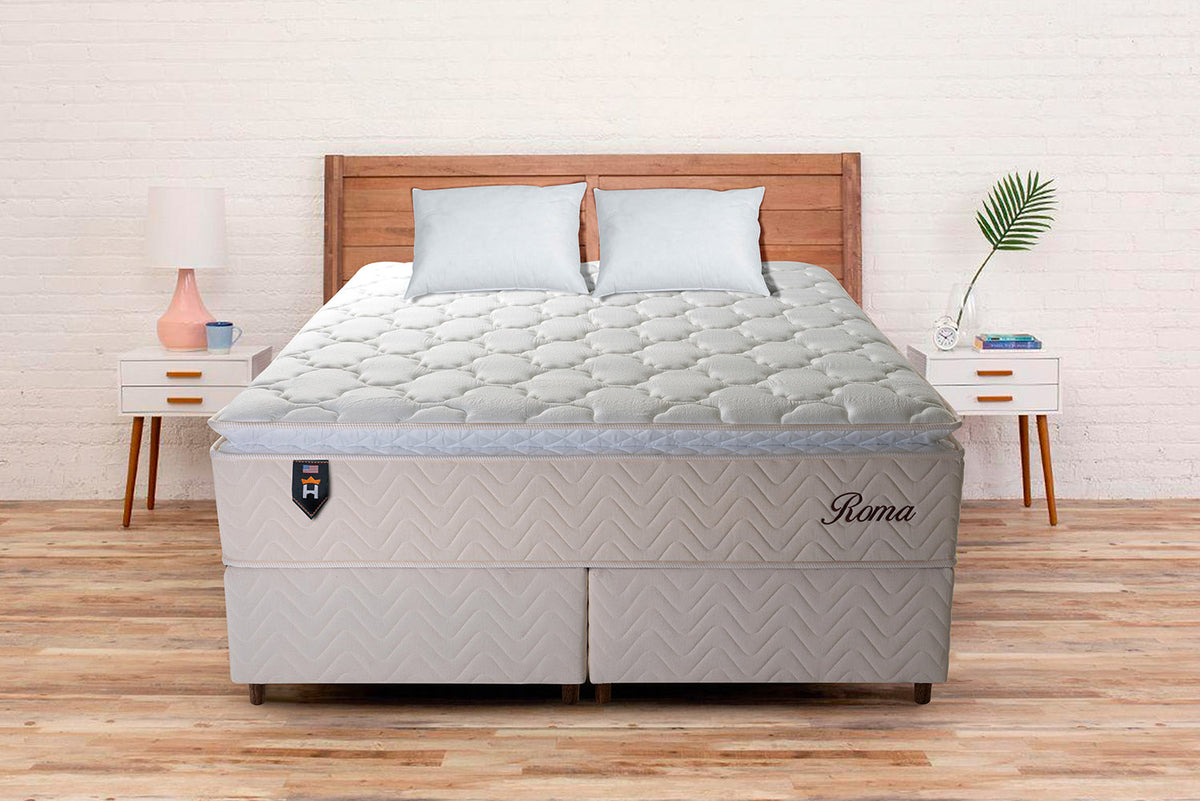 Cama Box Size Roma Molas Ensacadas King 193x203 King House