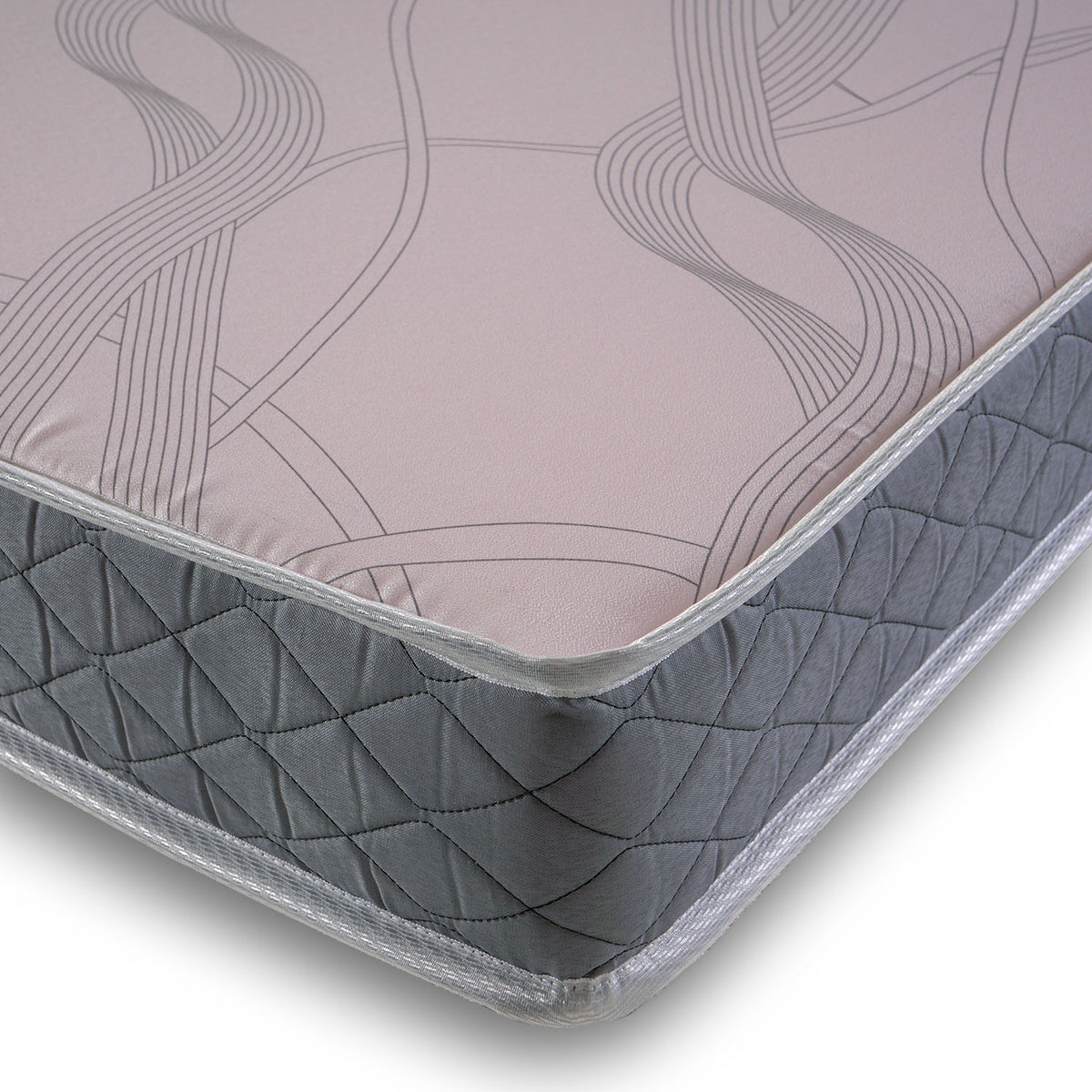 Colchão Solteiro Espuma D20 Veyron 88x188x12 Cinza