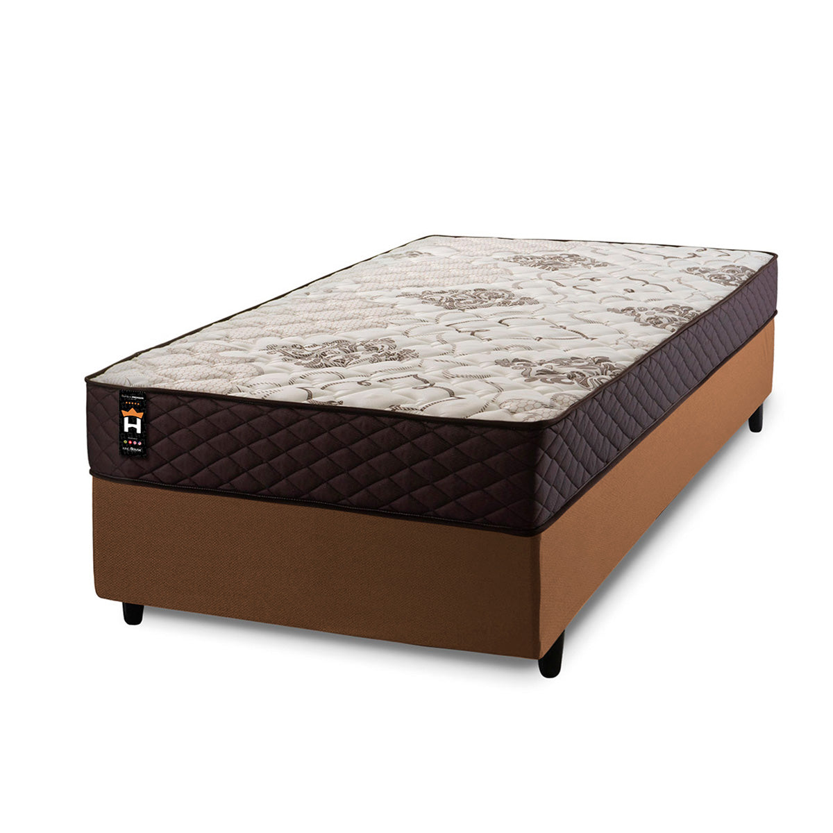 Cama Box Molas Ensacadas Allura Solteiro 88x188 King House