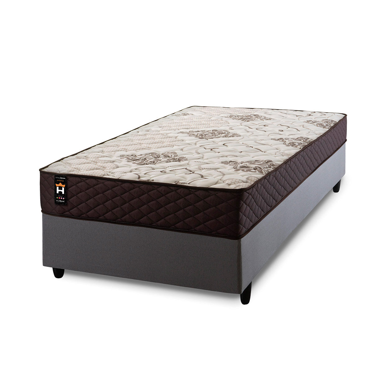 Cama Box Molas Ensacadas Allura Solteiro 88x188 King House