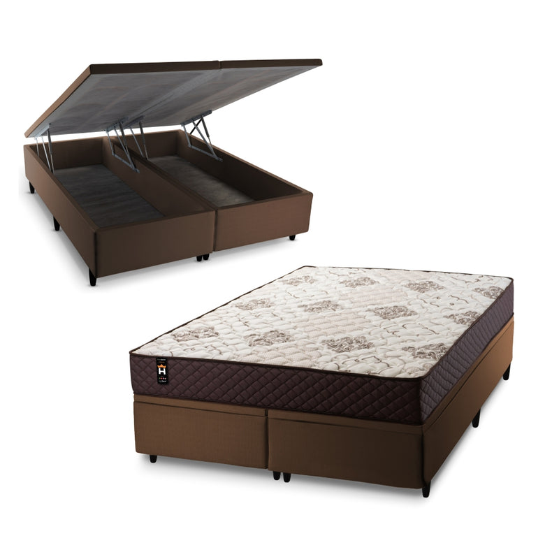 Cama Box Baú Allura c/ Molas Ensacadas 158x198 King House