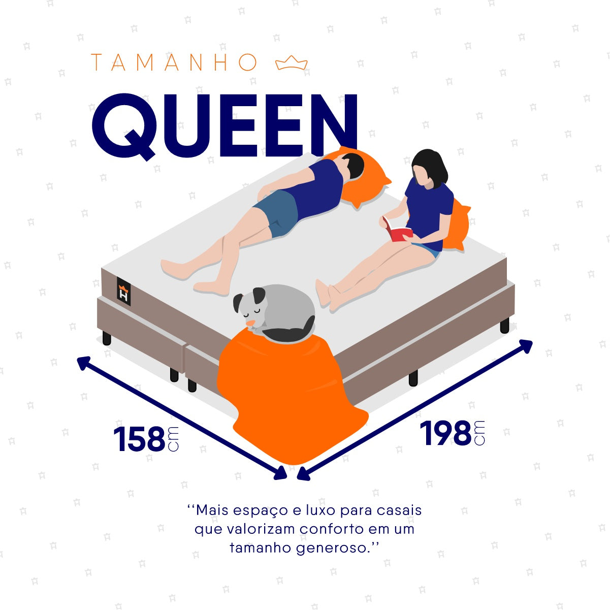 Cama Box Size Alpha Special Queen 158x198 Molas Bege Espuma D26 Suporta 110 Kg Por Pessoa