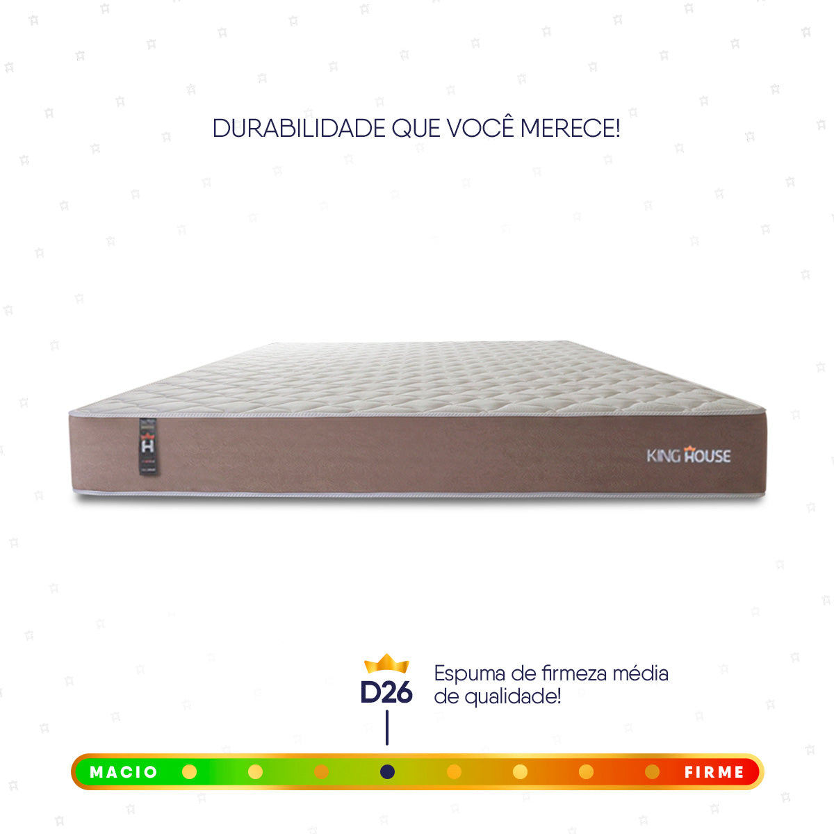Colchão Queen Size Alpha Special 158x198x22 Bege c/ Molas ensacadas - Hellen Espuma D26 Suporta 110 Kg Por Pessoa