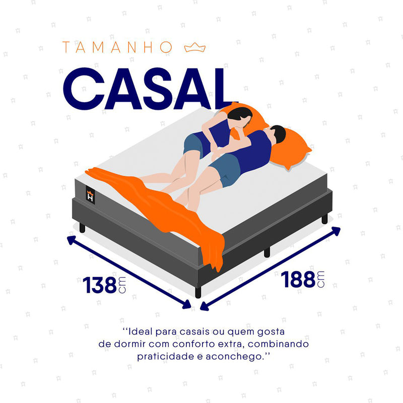 Cama Box Baú Alpine 138x188 Cinza c/ Molas Ensacadas Espuma D28 Suporta 120 kg