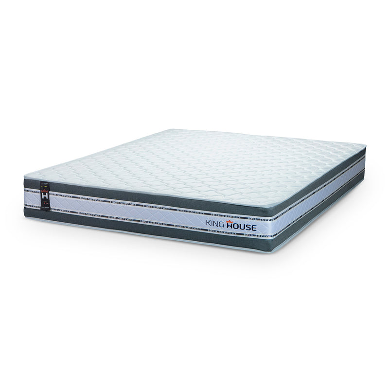 Colchão c/ Molas Ensacadas Alpine Cinza King 193x203x27 Espuma D28