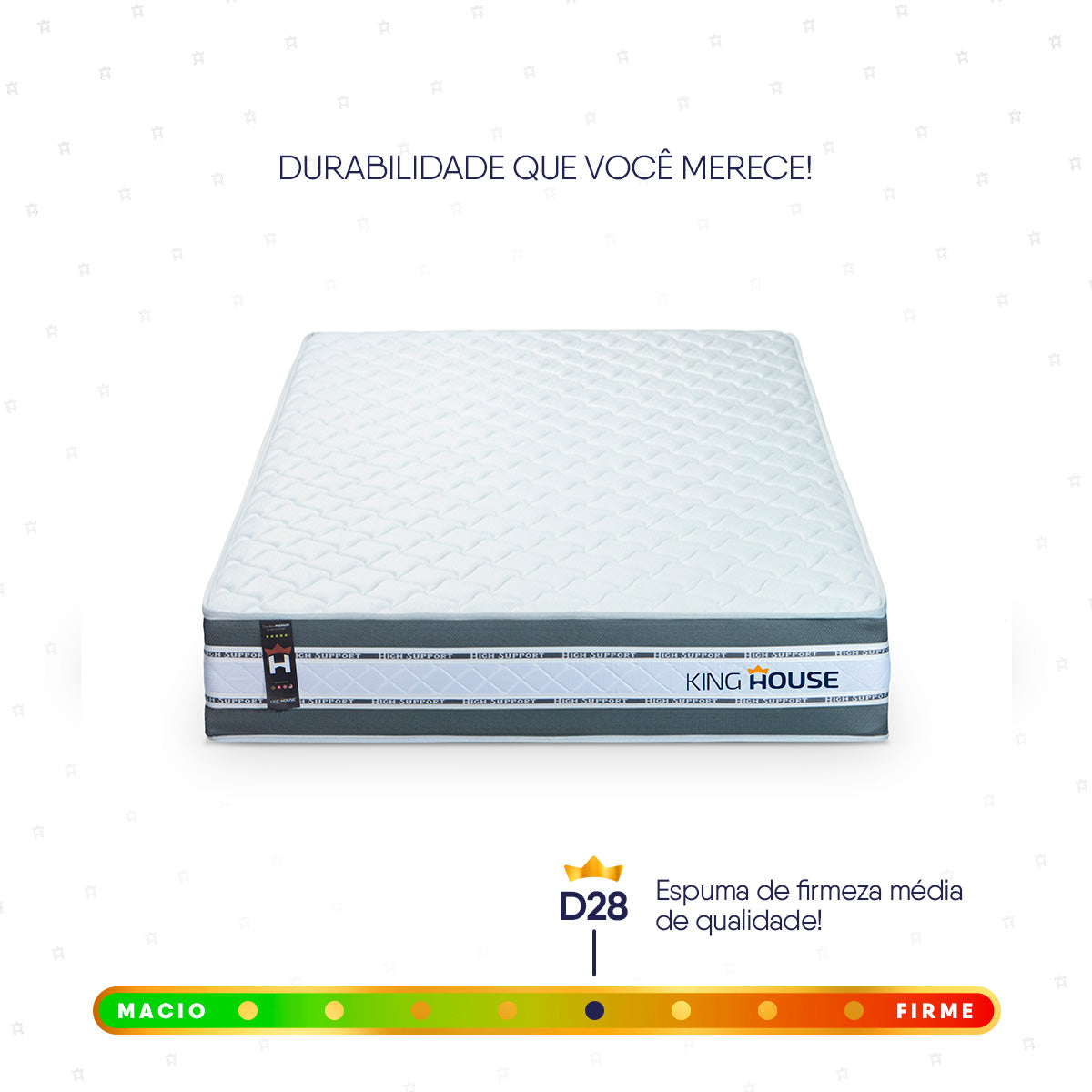 Colchão c/ Molas Ensacadas Alpine Cinza Solteiro 88x188x27 Espuma D28
