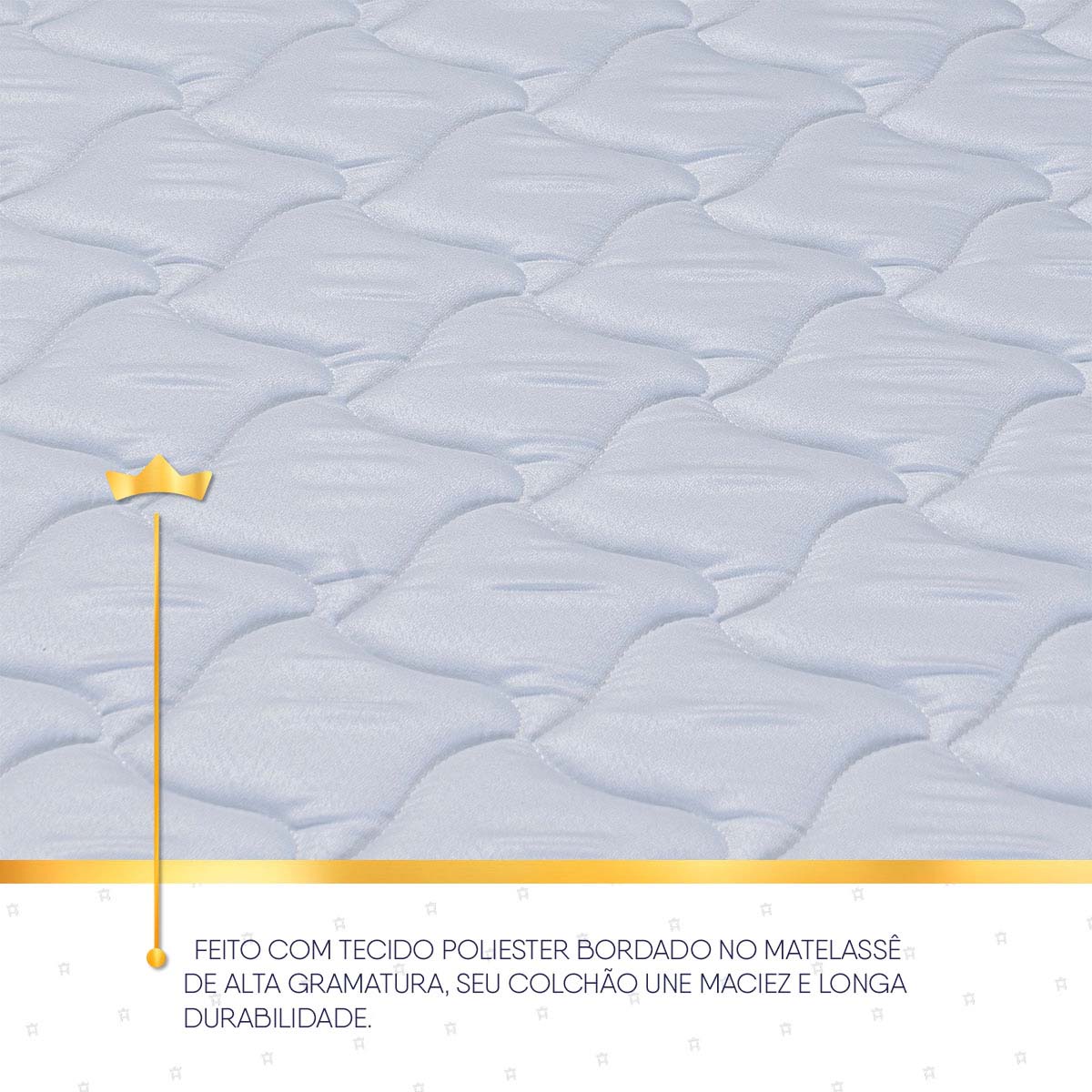 Cama Box Argel Espuma D33 Queen 158x198 Branco King House