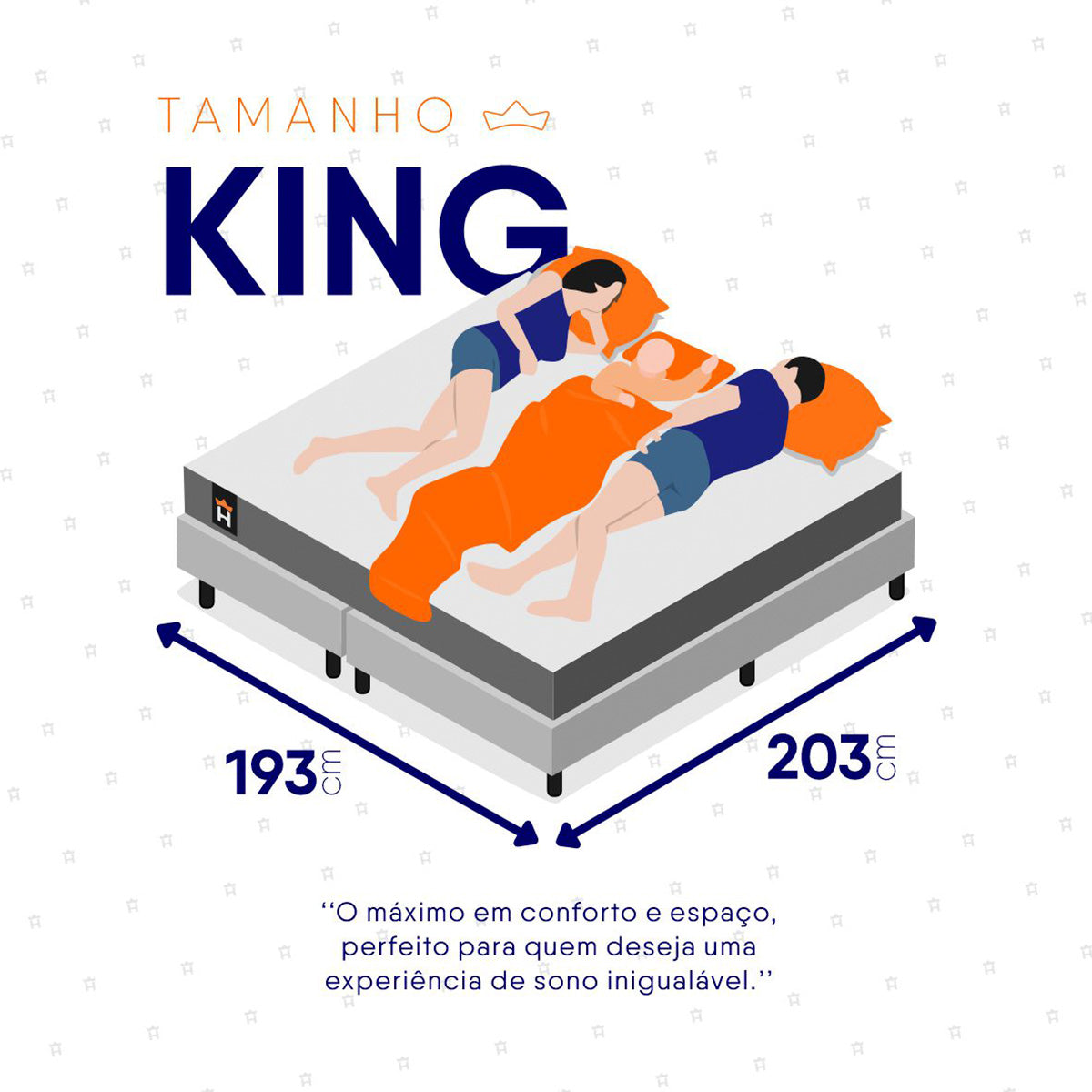 Cama Box Argel Espuma D33 King 193x203 Branco King House
