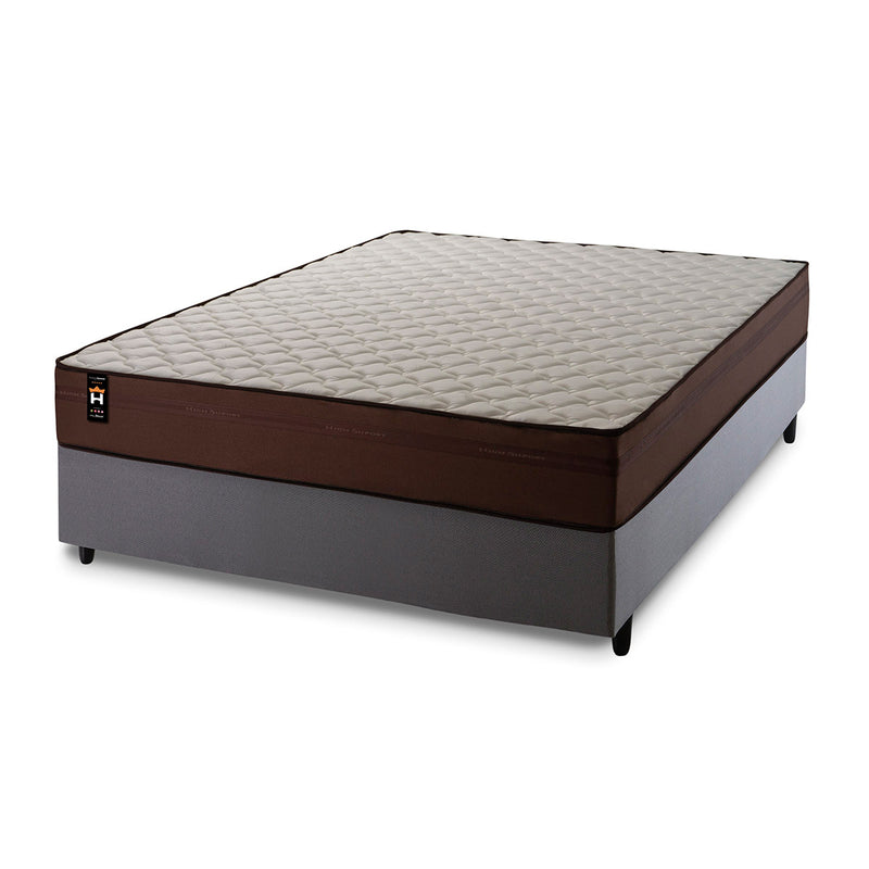 Cama Box Espuma Atlanta Viúva 128x188 Cinza King House