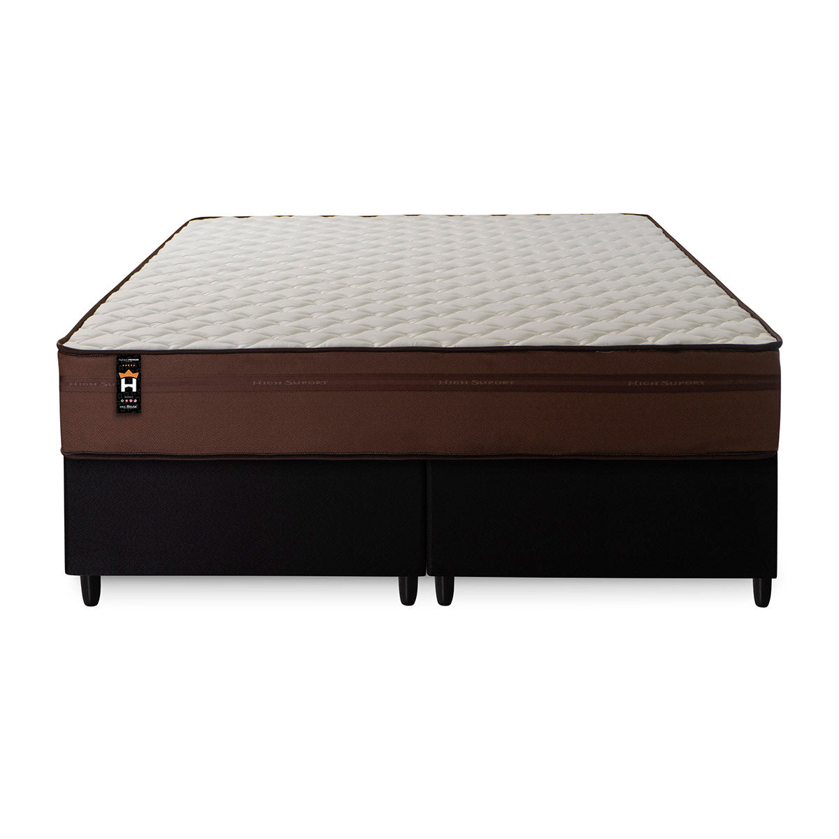 Cama Box Atlanta Espuma King 193x203 Preto King House