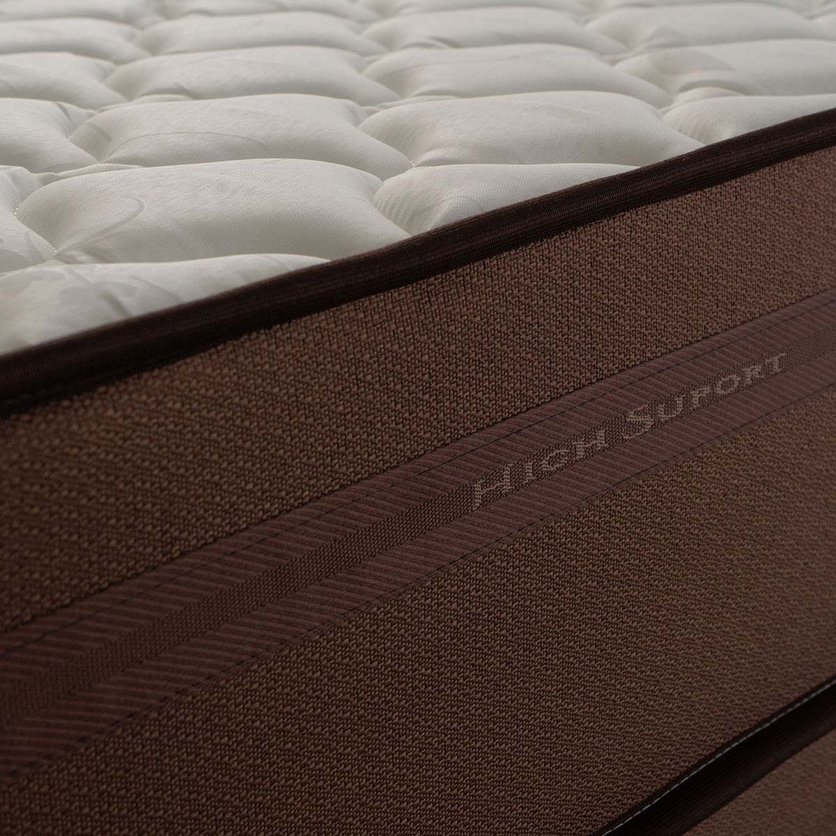 Cama Box Espuma Atlanta Solteiro 88x188 Cinza King House