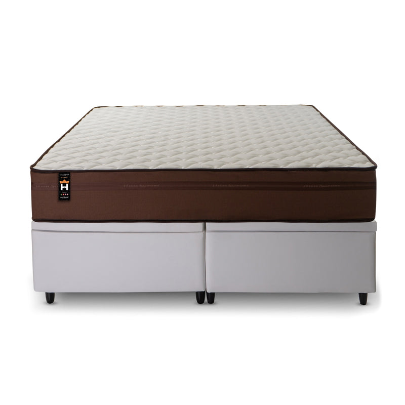 Cama Box Baú Atlanta Espuma D45 158x198 Branco King House