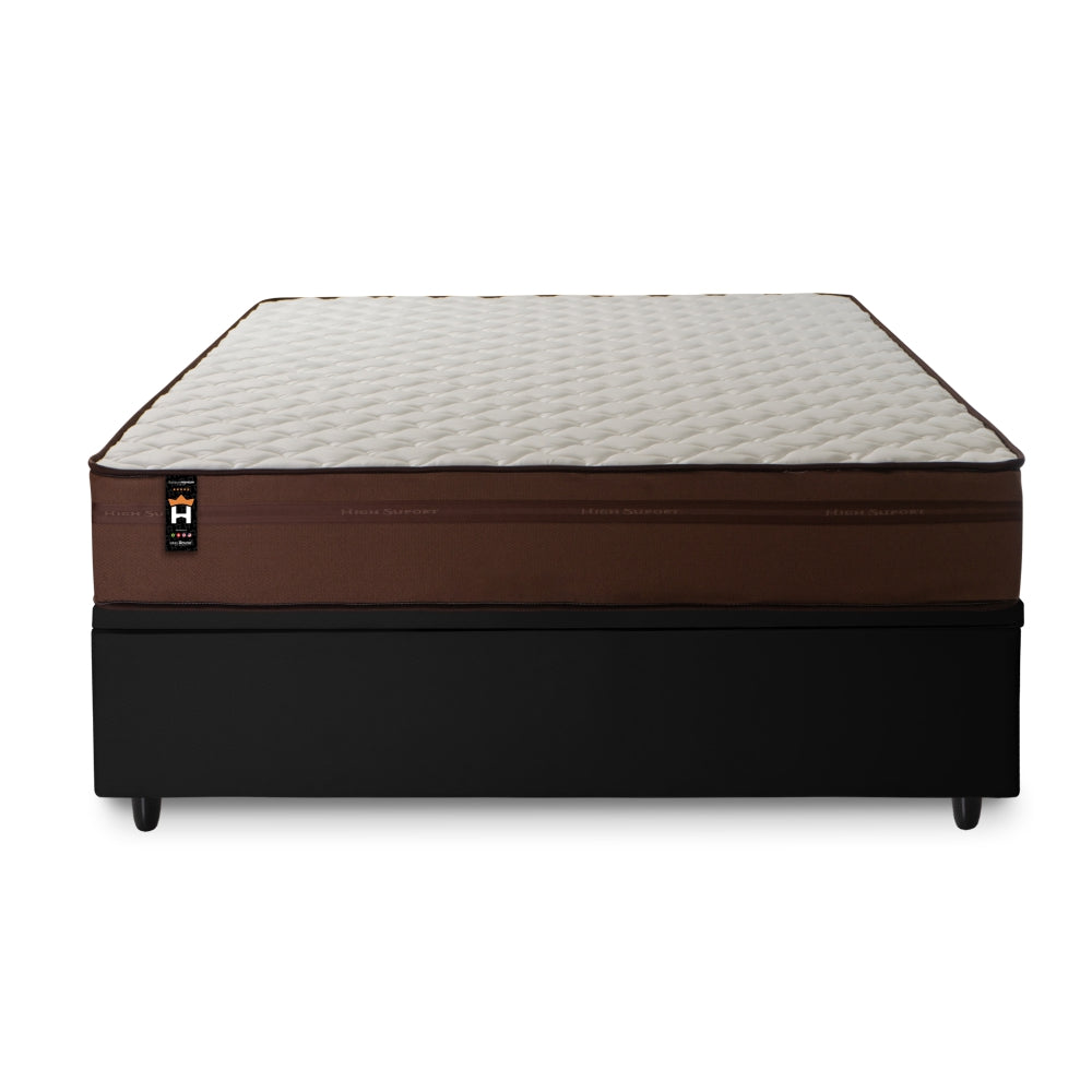 Cama Box Baú Atlanta 138x188 Preto Espuma D45 King House