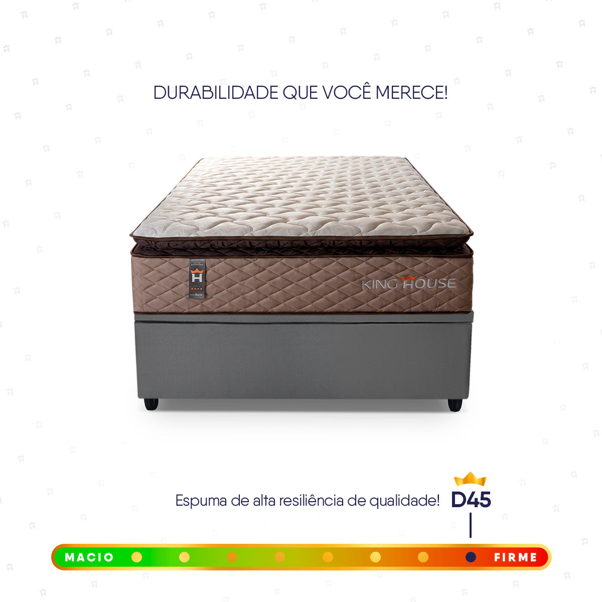 Cama Box Baú Atlanta 88x188 Bege e Cinza Espuma D45