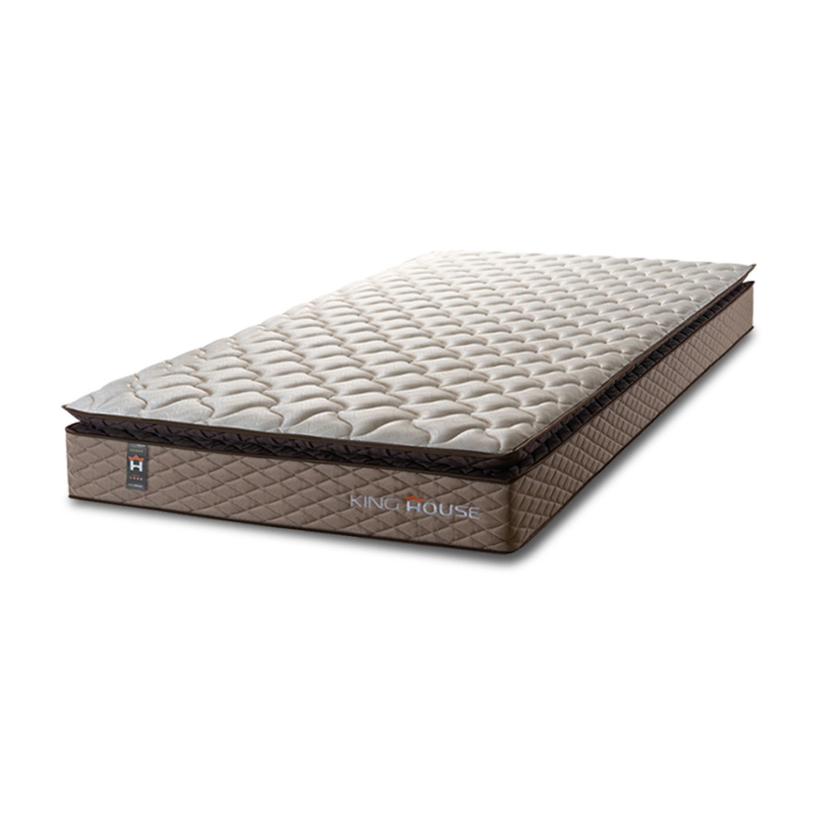 Colchão Espuma D45 Atlanta Solteiro 96x203x24 Bege Suporta 120 Kg Por Pessoa