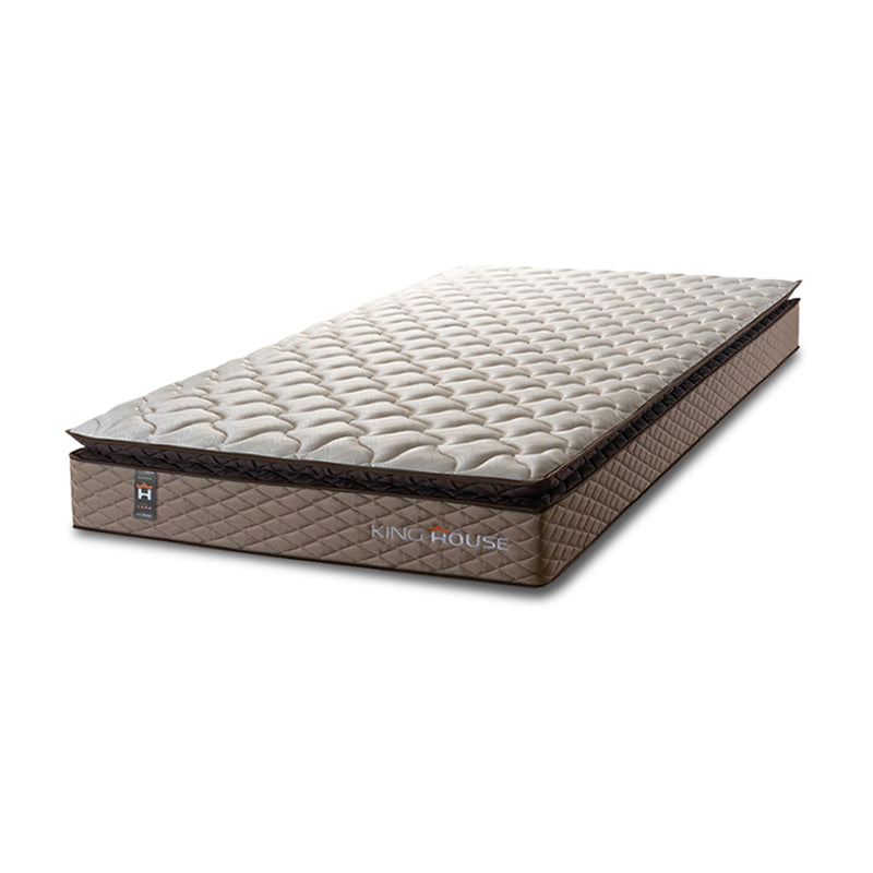 Colchão Espuma D45 Atlanta Solteiro 96x203x24 Bege Suporta 120 Kg Por Pessoa
