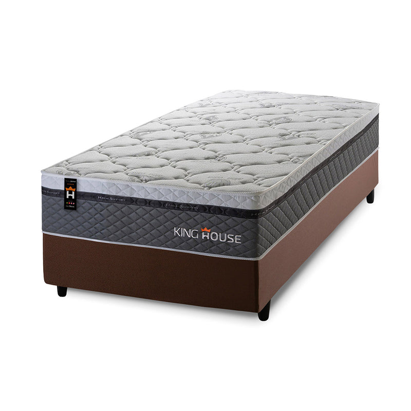 Cama Box Molas Ensacadas Benton Solteiro 88x188 King House