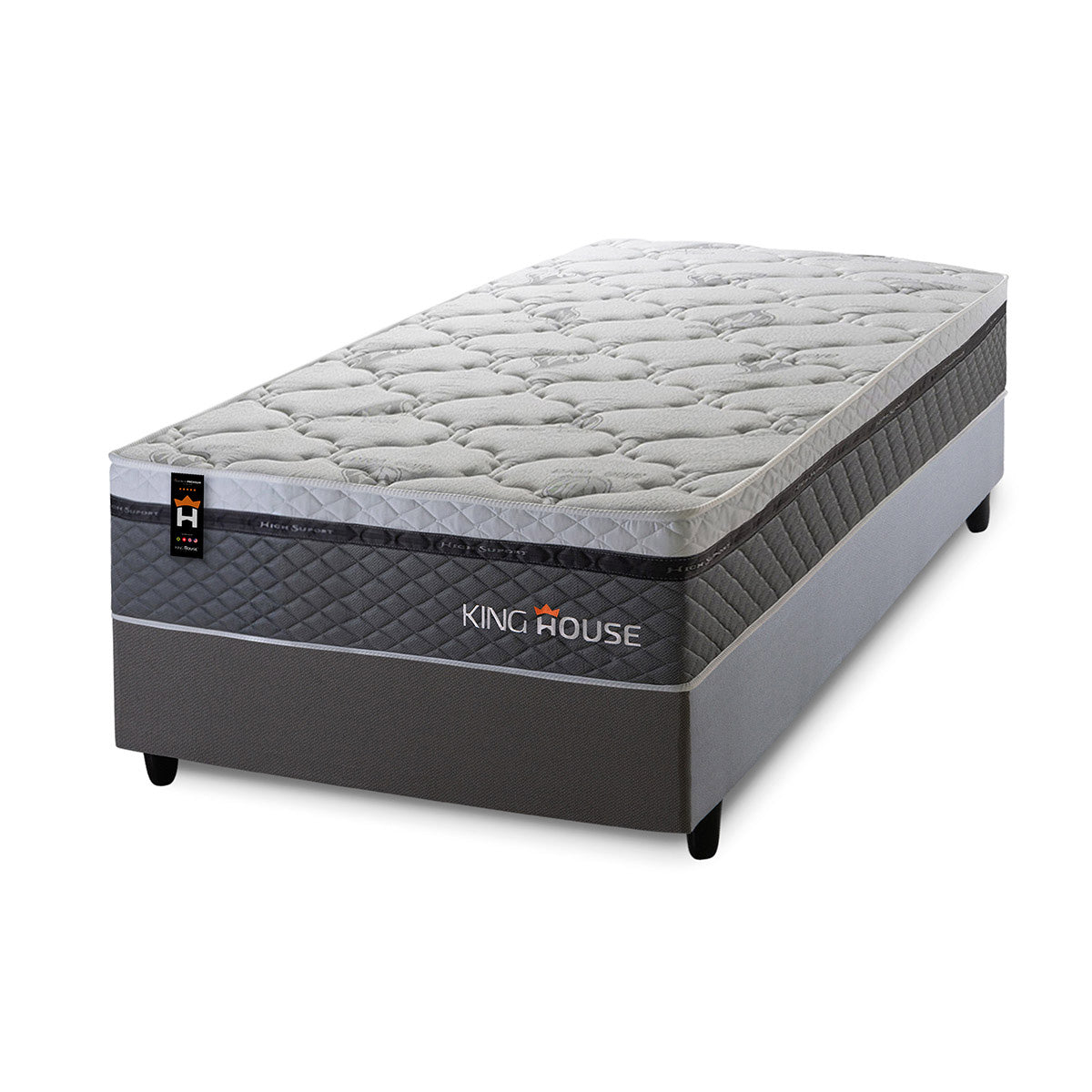 Cama Box Molas Ensacadas Benton Solteiro 88x188 King House