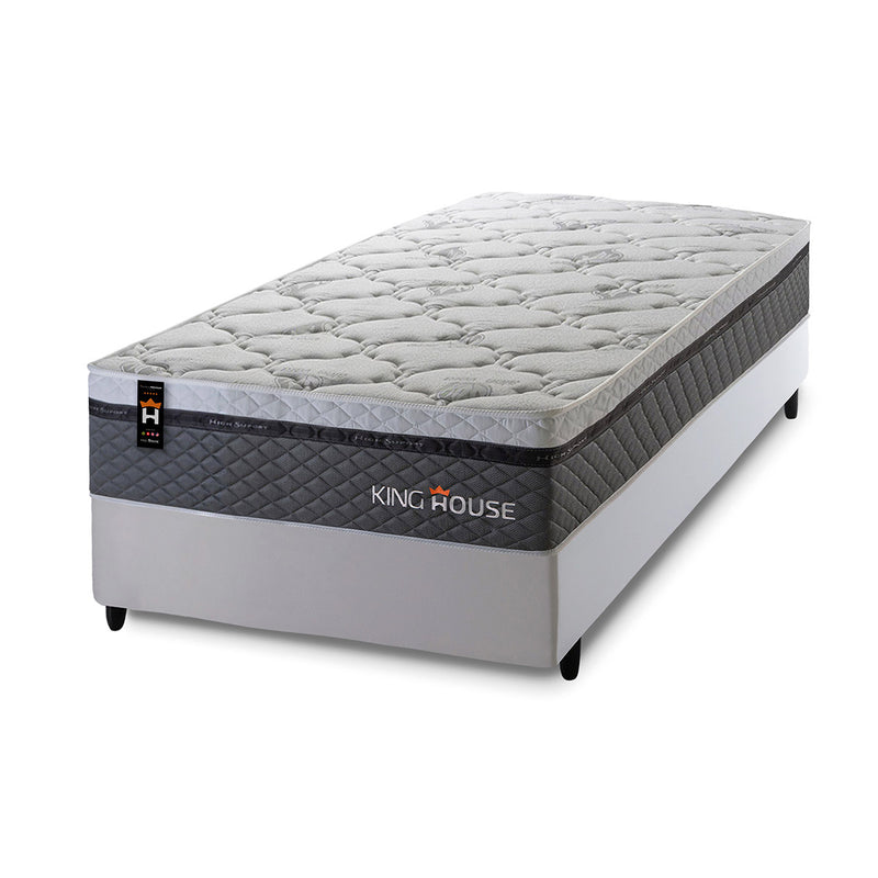 Cama Box Molas Ensacadas Benton Solteiro 88x188 King House