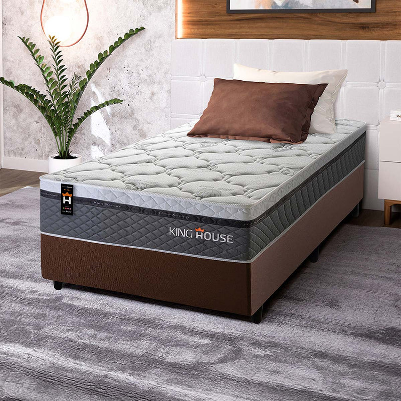 Cama Box Molas Ensacadas Benton Solteirão 96x203 King House
