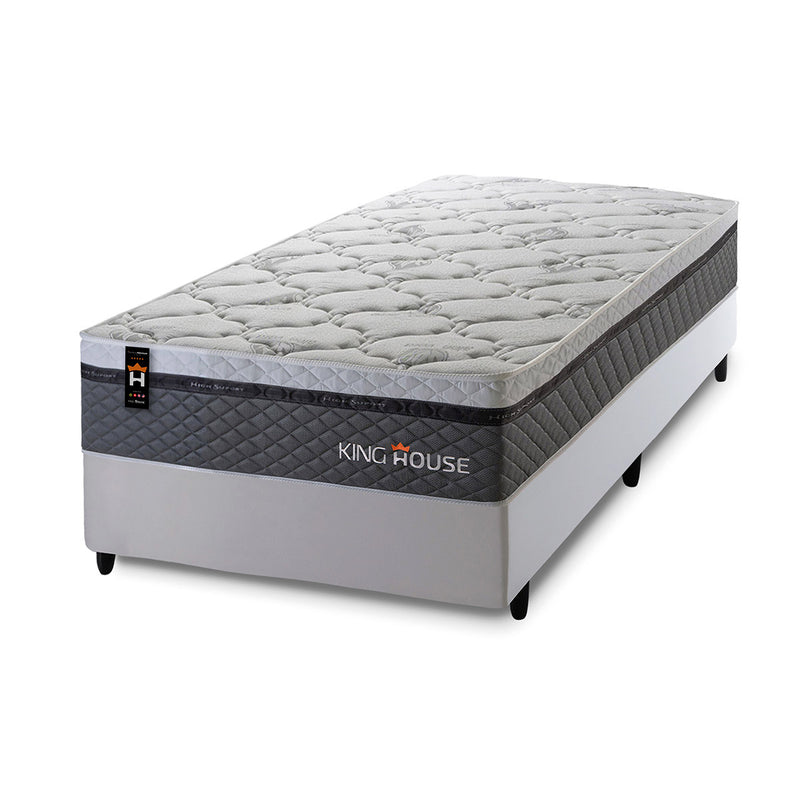 Cama Box Molas Ensacadas Benton Solteirão 96x203 King House
