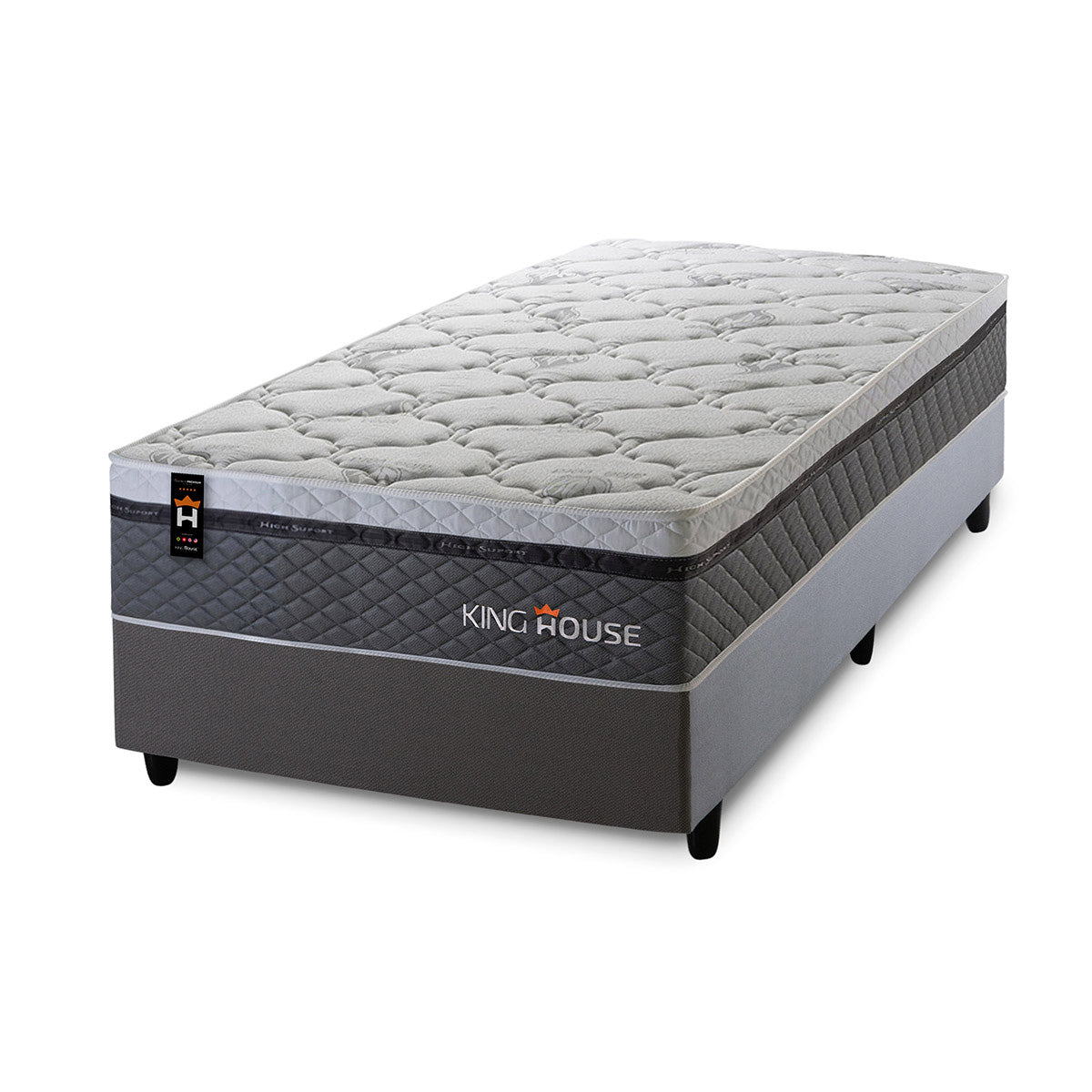 Cama Box Molas Ensacadas Benton Solteirão 96x203 King House