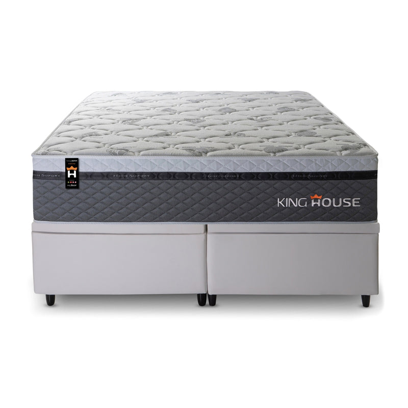 Cama Box Baú Benton c/ Molas Ensacadas 193x203 King House