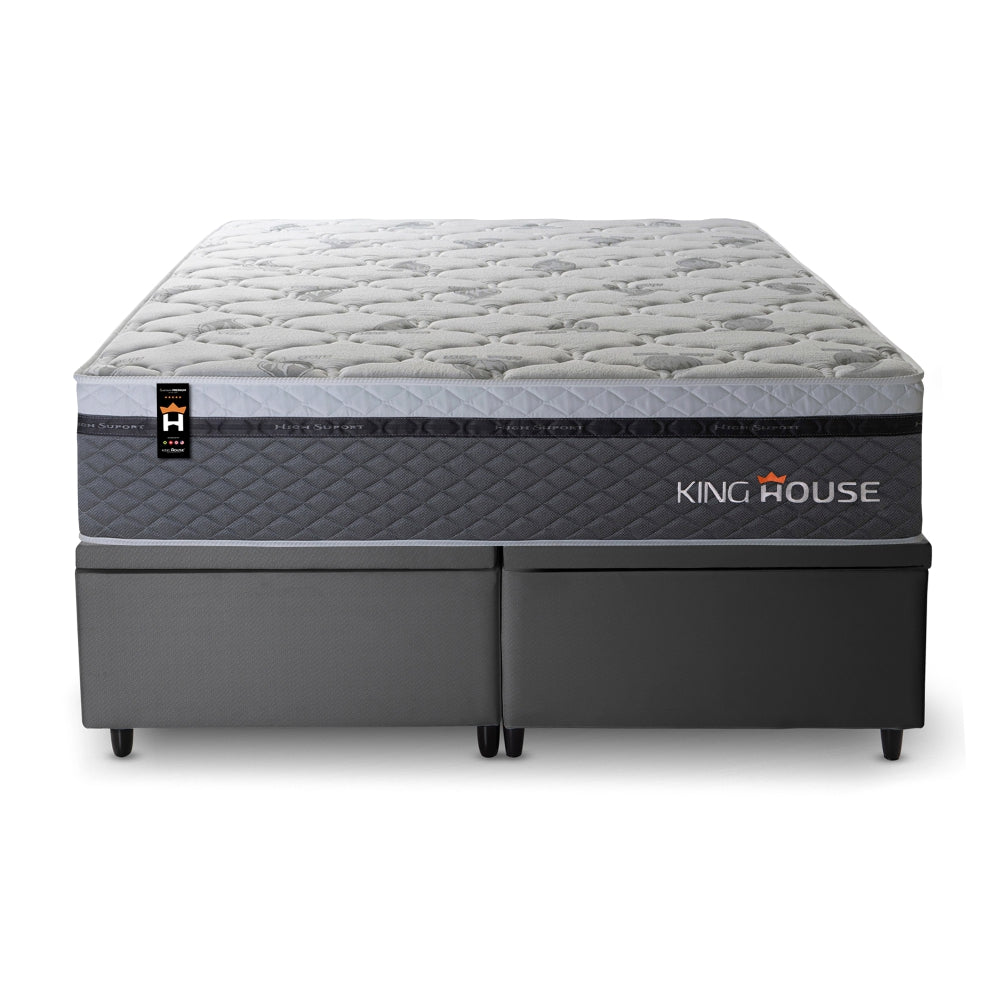 Cama Box Baú Benton c/ Molas Ensacadas 158x198 King House