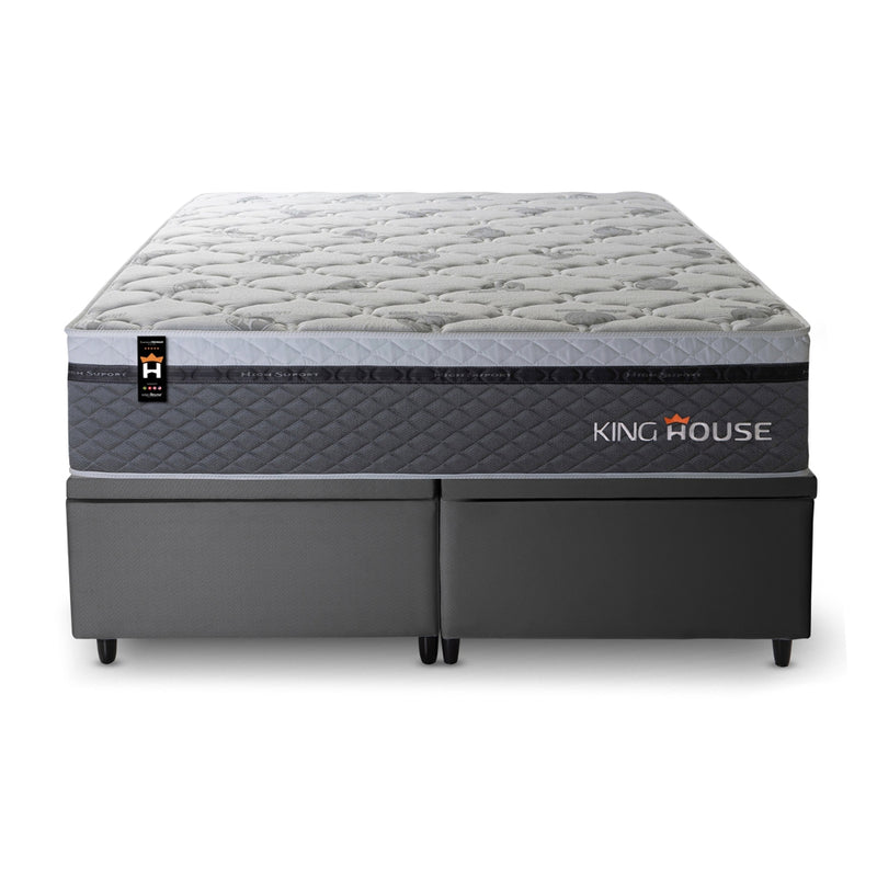 Cama Box Baú Benton c/ Molas Ensacadas 158x198 King House
