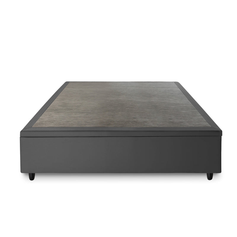 Base Box Baú Cinza Casal 138x188x45