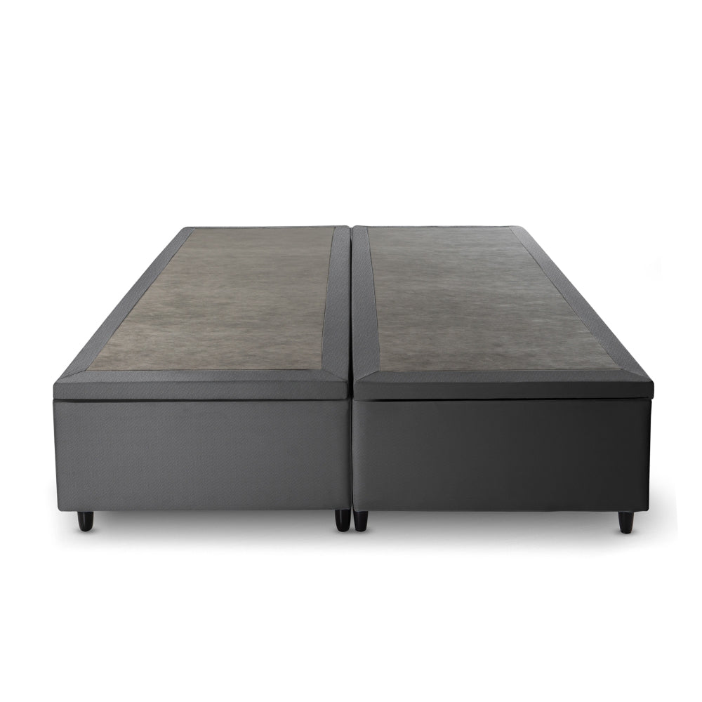 Base Box Baú Cinza Queen Size 158x198x45