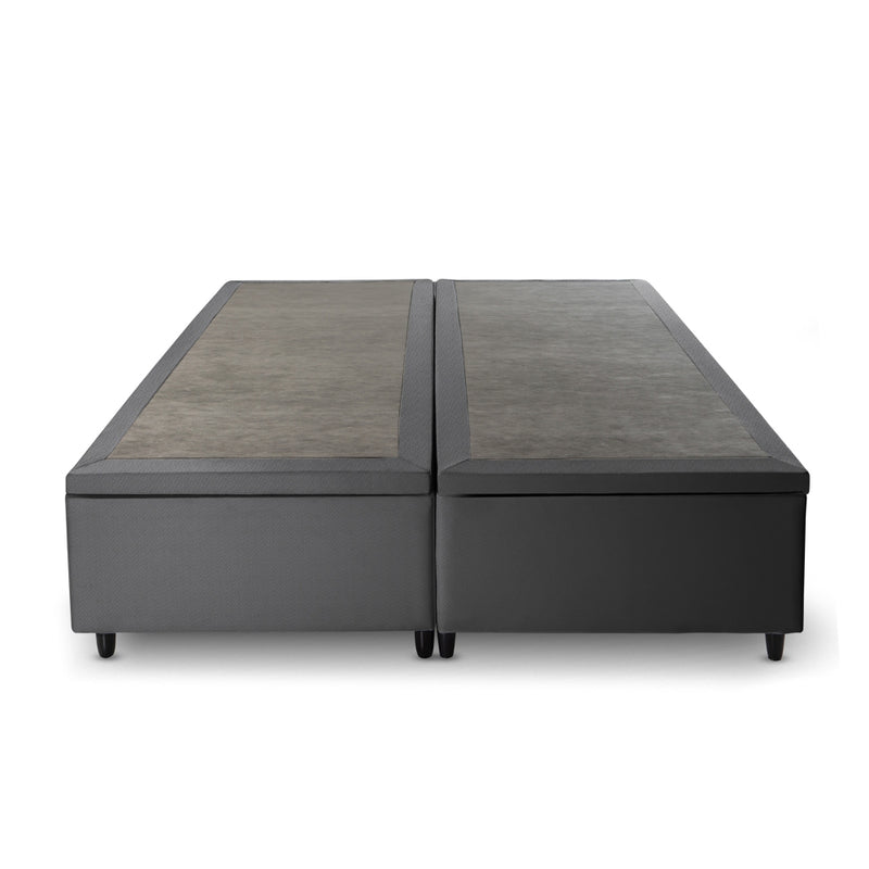 Base Box Baú Cinza Queen Size 158x198x45
