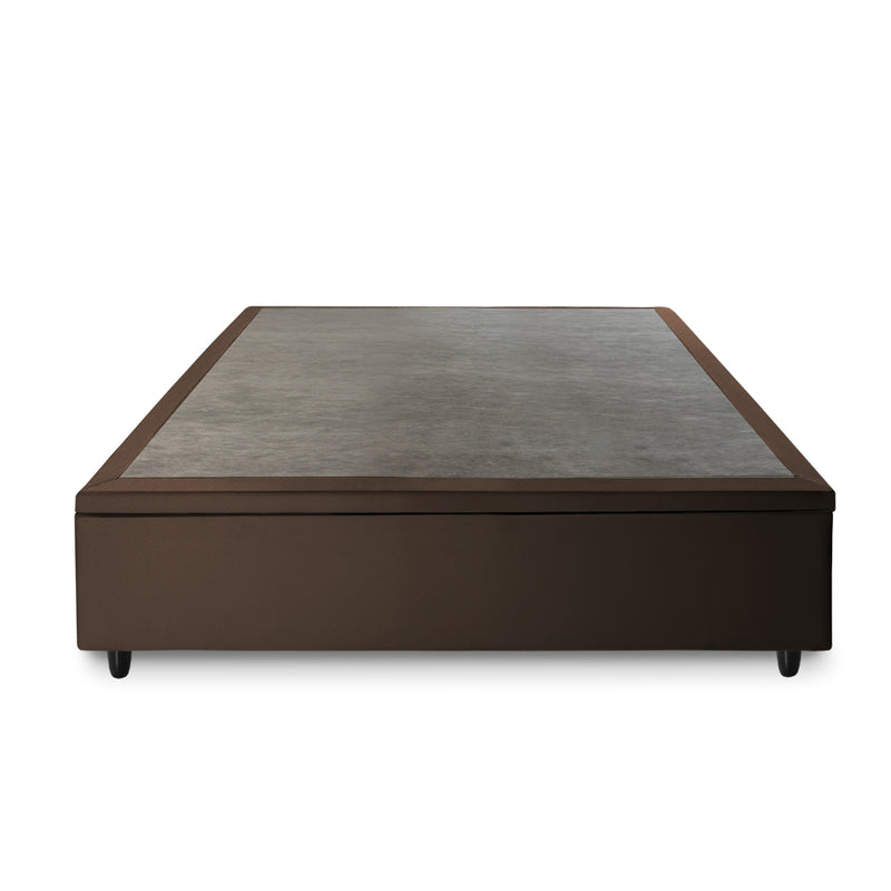 Base Box Baú Marrom Casal 138x188x45