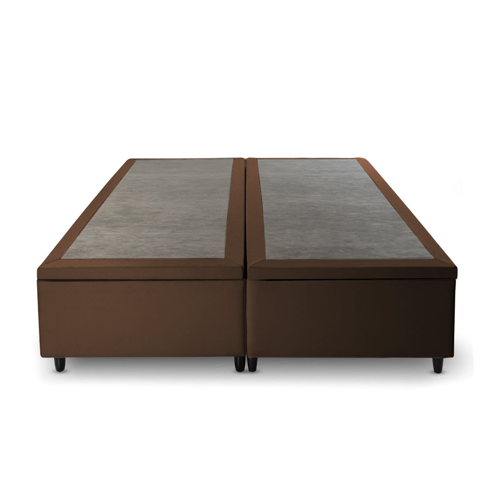 Base Box Baú Marrom Queen Size 158x198x45