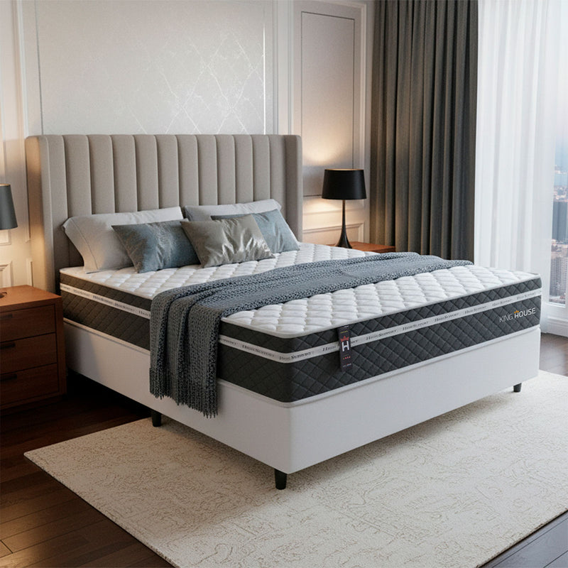 Cama Box Cairo Molas Ensacadas Casal 138x188 King House