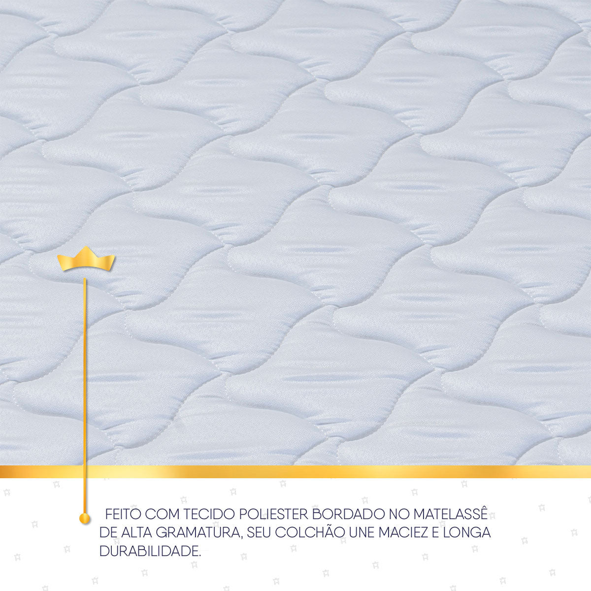 Cama Box Cairo Molas Ensacadas Solteirão 96x203 King House