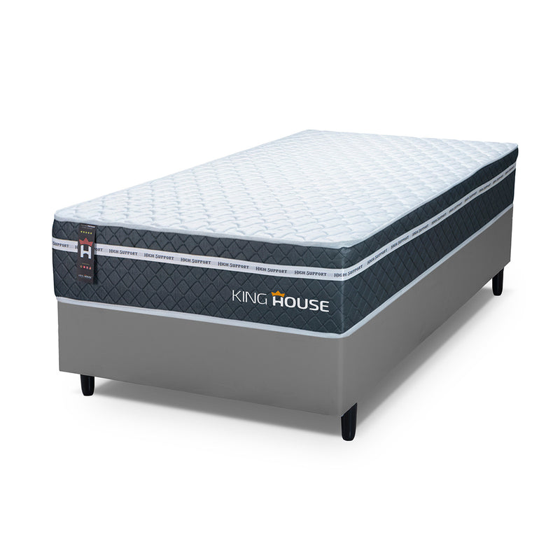 Cama Box Cairo Molas Ensacadas Solteiro 88x188 King House