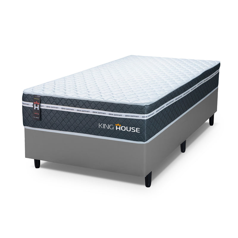 Cama Box Cairo Molas Ensacadas Solteirão 96x203 King House