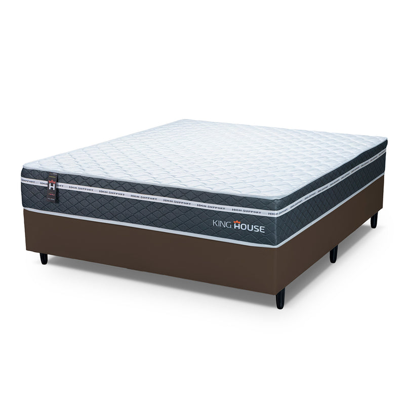 Cama Box Cairo Molas Ensacadas Casal 138x188 King House