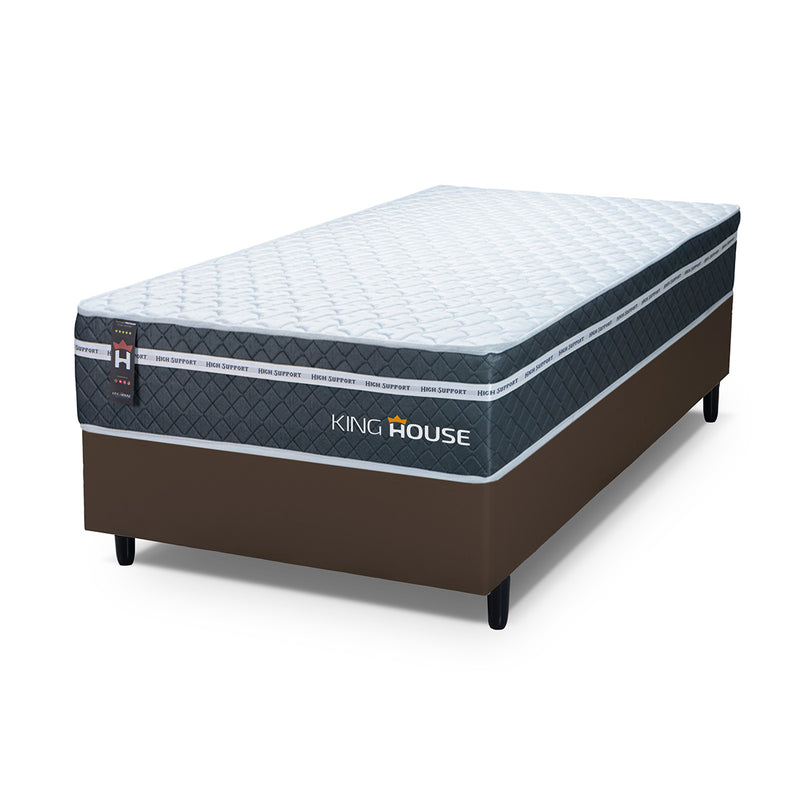 Cama Box Cairo Molas Ensacadas Solteiro 88x188 King House