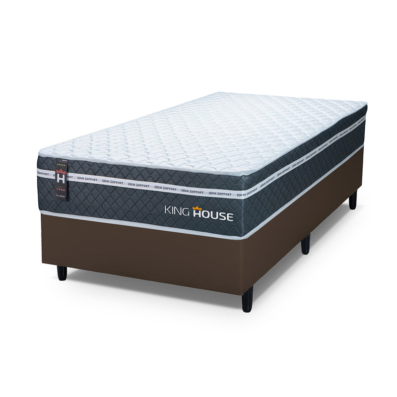 Cama Box Cairo Molas Ensacadas Solteirão 96x203 King House