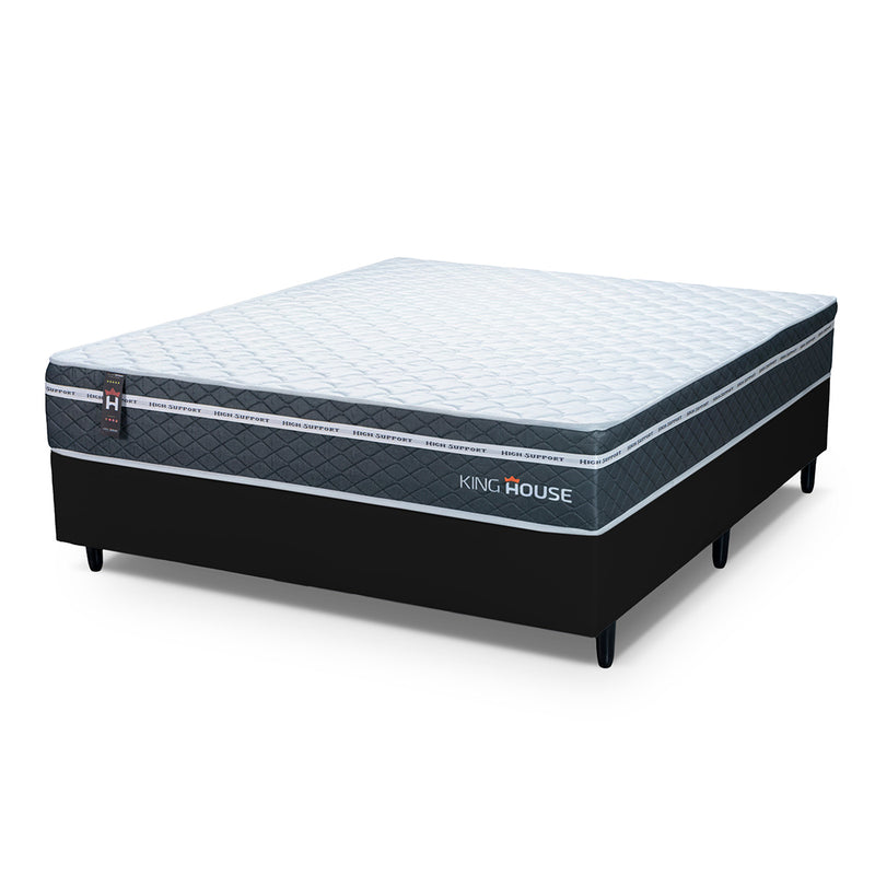 Cama Box Cairo Molas Ensacadas Casal 138x188 King House