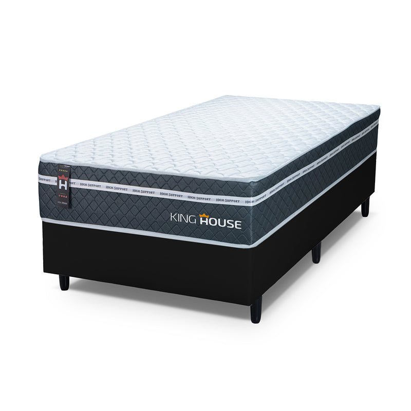 Cama Box Cairo Molas Ensacadas Solteirão 96x203 King House