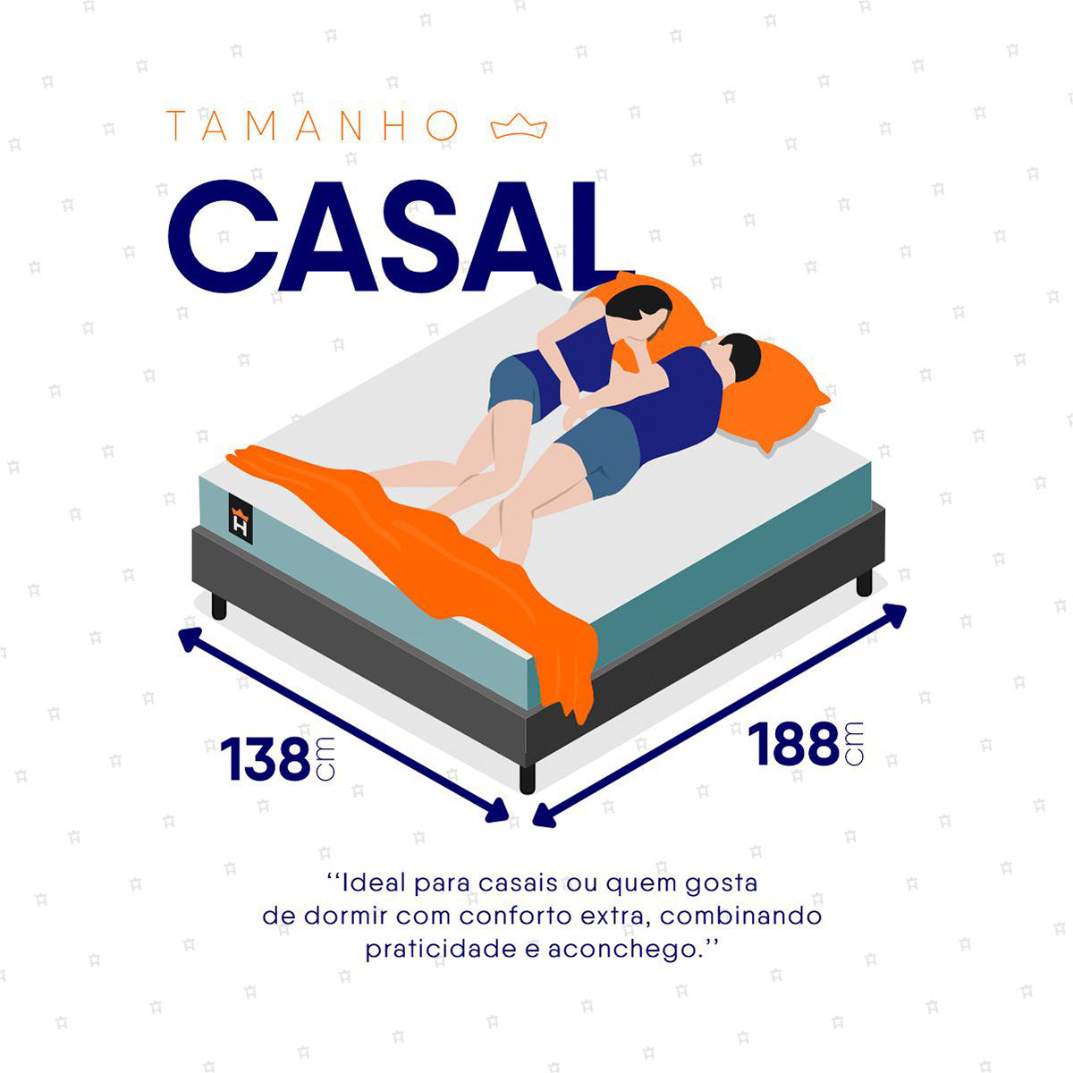 Cama Box Baú Lagos Molas Ensacadas Casal 138x188 King House