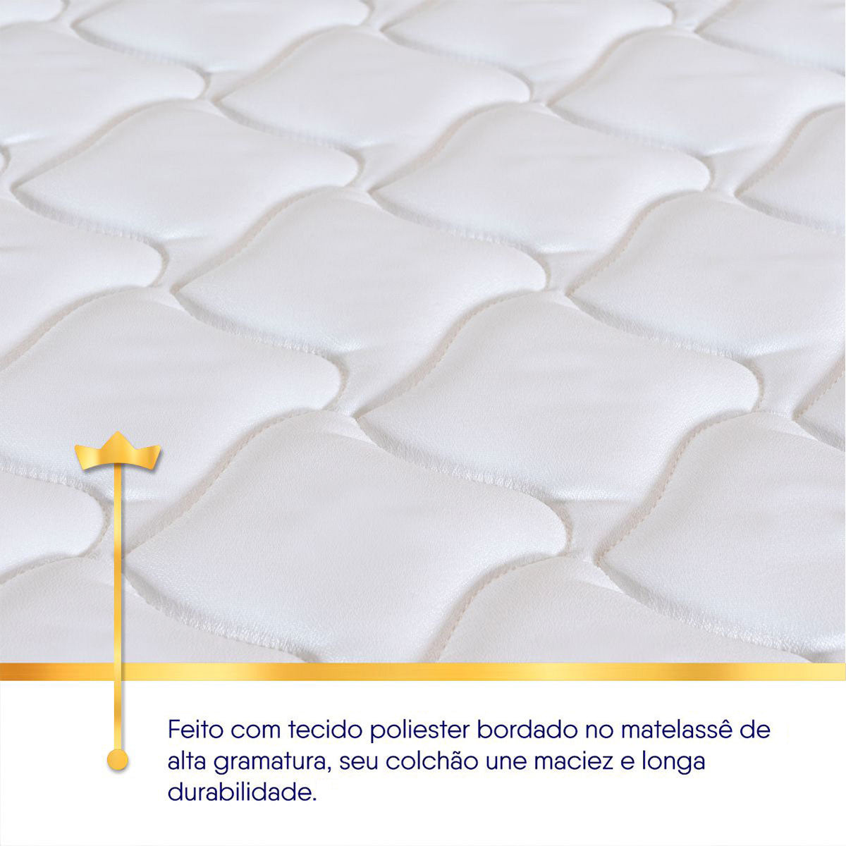 Cama Box Baú Lagos Molas Ensacadas Casal 138x188 King House