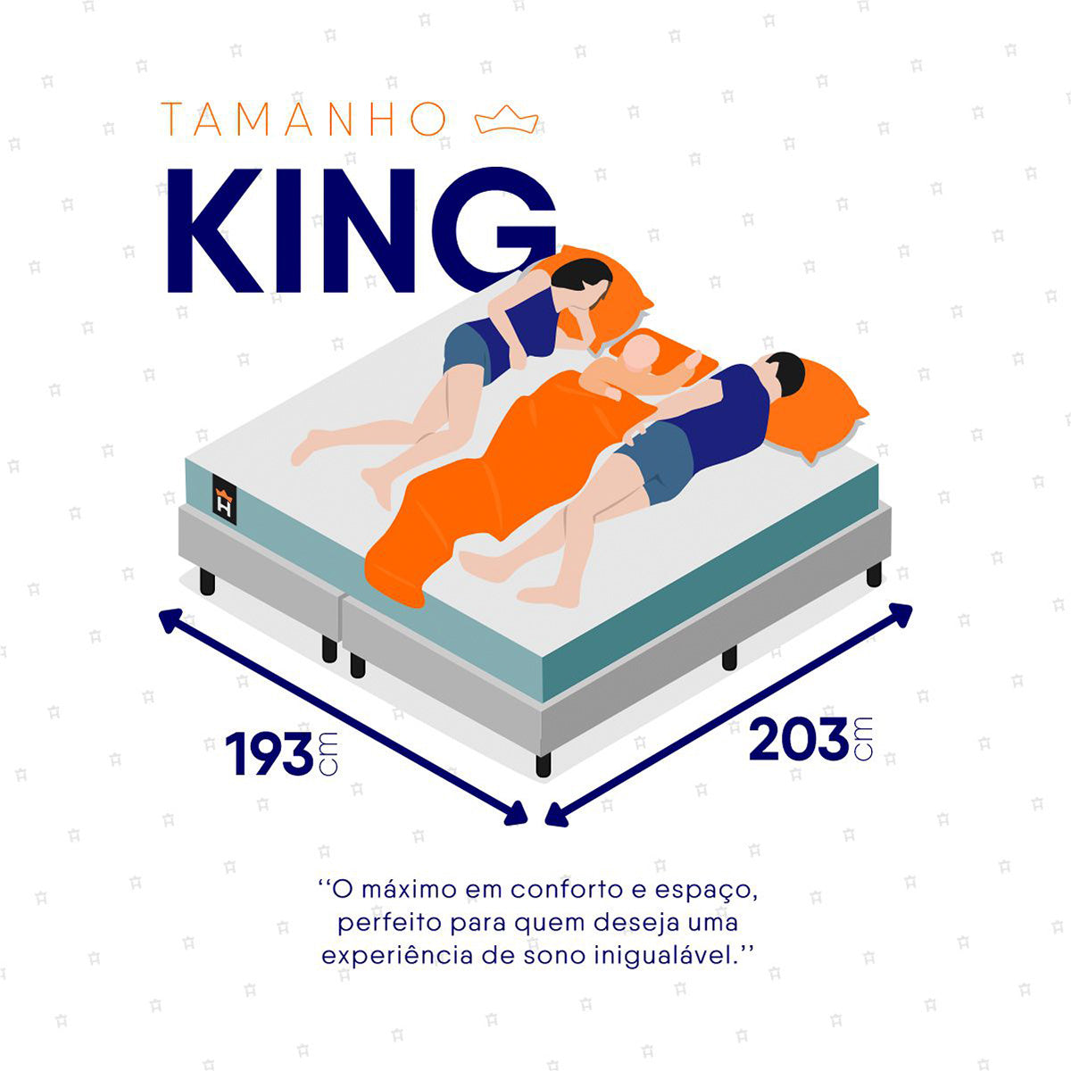 Cama Box Baú Lagos Molas Ensacadas King 193x203 King House