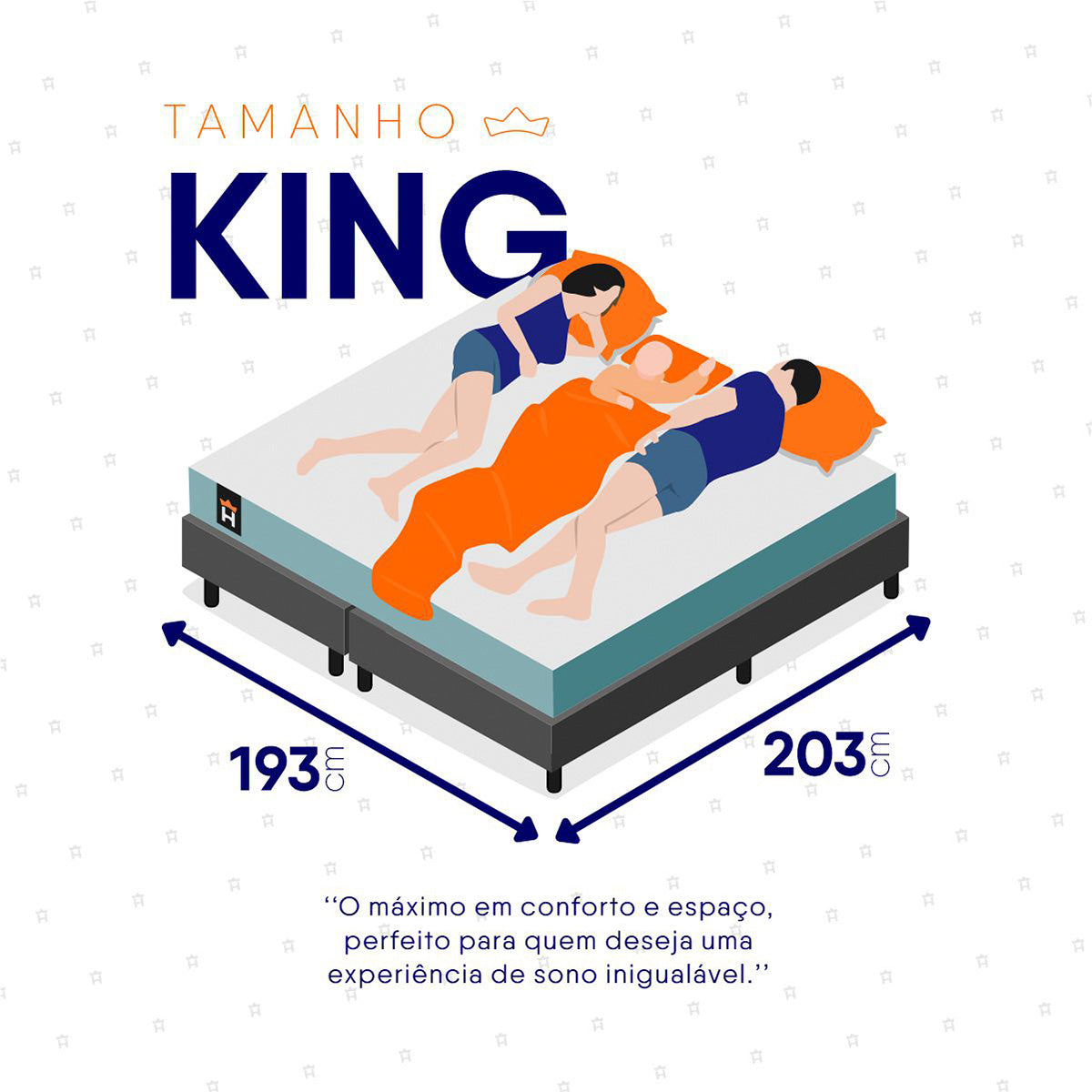 Cama Box Baú Lagos Molas Ensacadas King 193x203 King House