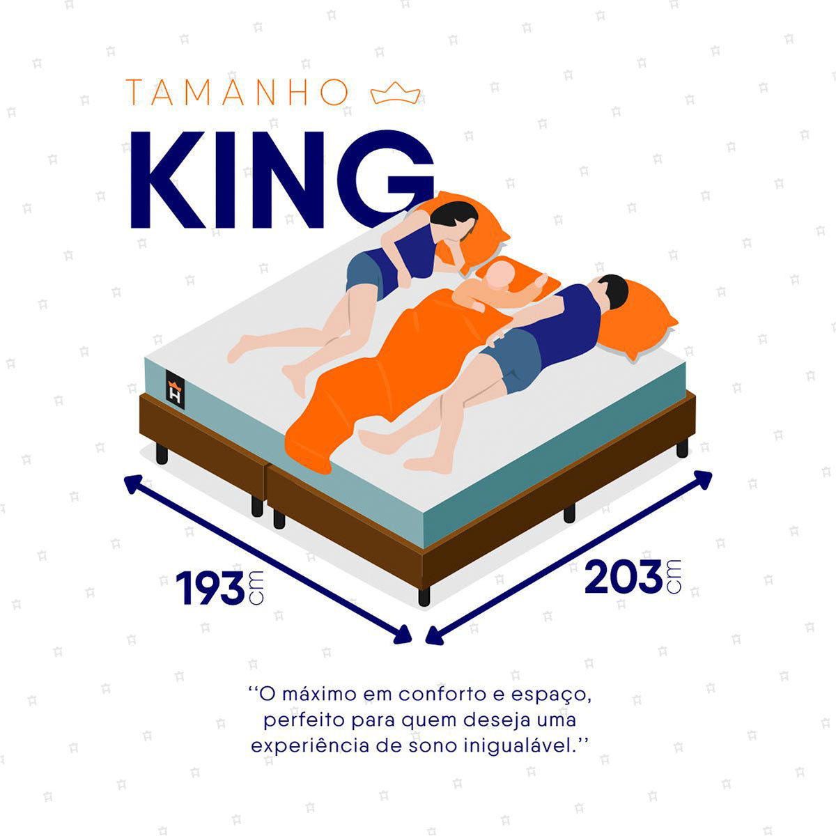 Cama Box Baú Lagos Molas Ensacadas King 193x203 King House